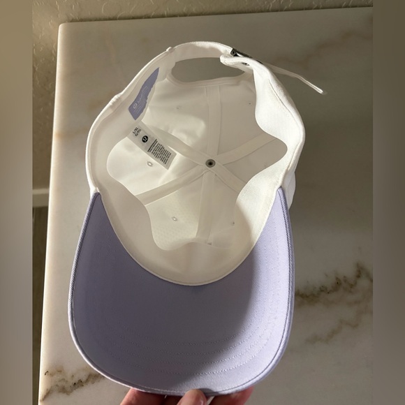 Lululemon Classic Ball Cap Tennis Club White Lavender Frost Meet You Courtside - Picture 5 of 5